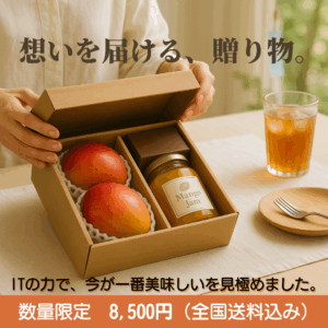 マンゴーのパッケージ（架空）